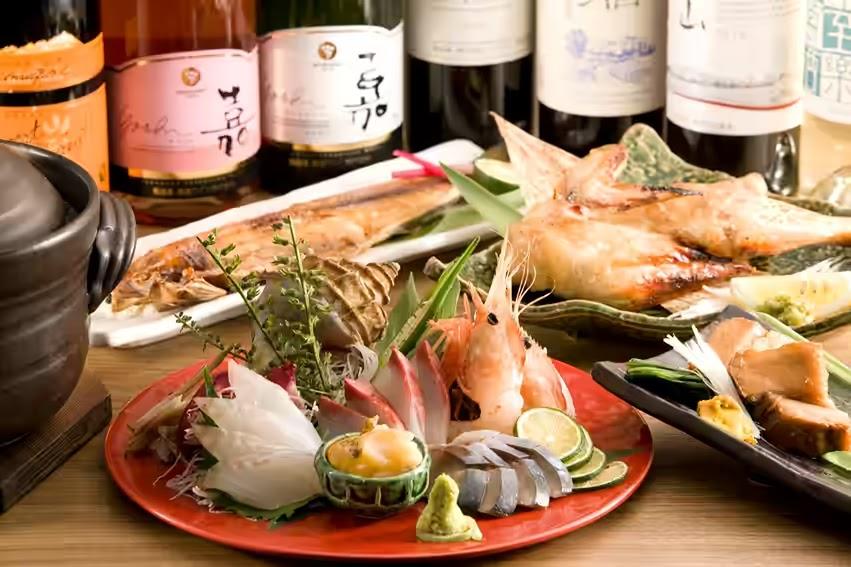 炭焼長者のコース料理