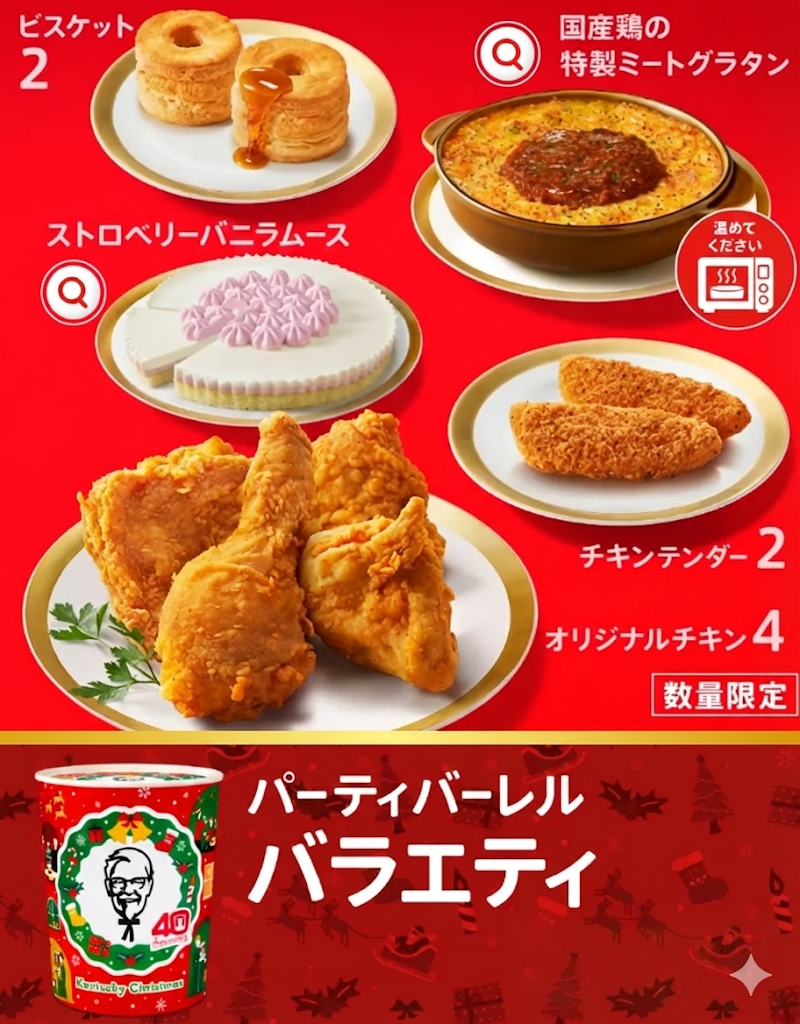 [年末の大乱戦] 日本のクリスマスといえばチキン。